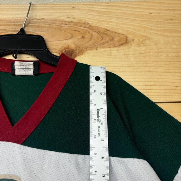 Minnesota Wild Jersey Mens XXL White Practice Jersey 1/2 Sleeve Logo Athletic - Picture 9 of 13